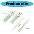 thumbnail image 3 of 4 Pcs Manicure Set Nails Clippers Toenail Cutter Ear Pick Nails Tool Set Nails File Pedicure Kits Fingernail Clippers, 3 of 8