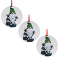 thumbnail image 1 of Teissuly Christmas Decor, Funny Santa Claus Pattern Pendant Christmas Tree Decorations Present Xmas Souvenir Gifts Teissuly WER202310232839, 1 of 1