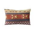 thumbnail image 5 of Plutus Brands Multi-Color Plutus Unique Lanes Border Luxury Throw Pillow 18 in x 18in, Double Sided 18" x 18", 5 of 9
