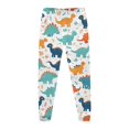 thumbnail image 5 of Pyjamas pour Enfants Garçons Ensemble de Pyjama Imprimé Dinosaure Col Rond Manches Longues Pantalon 2 Pcs Printemps Automne Pyjamas pour Enfants Bleu Clair 7 Ans-8 Ans, 5 of 5