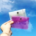 thumbnail image 3 of Transparent Simple Photo Organizer Waterproof Key ring Card Storage Bag Small Wallet Keychain Photo Card Holder Coin purse 02, 3 of 8