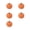 B, variant on Tuscom 5Pcs Mini Artificial Pumpkins White Orange Foam Plastic Small Pumpkin Ornaments for Fall Thanksgiving Halloween Table Decor DIY