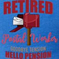 thumbnail image 3 of CafePress - Retired Postal Worker Funny Postman Hello T Shirt - Mens Football Shirt, 3 of 4