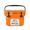 Orange, variant on MQJIAZHI 25QT Hard Sided Ice Chest Cooler Insulated Portable Hard Cooler with Bottle Opener, Cup Holder, Forming Ruler, for Travel Beach Camping Fishing