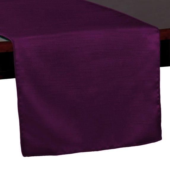 Ultimate Textile Reversible Shantung Satin - Majestic 14 x 72-Inch Table Runner