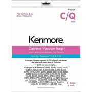 8 Pack Kenmore Canister Vacuum Bag for C, Q; Panasonic C-5 & C-18, 50104 5055