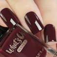 thumbnail image 4 of Whats Up Nails - Tasting Trip Regular Nail Polish (Dark Burgundy Brown Creme) 12 Free Cruelty Free Vegan, 4 of 10