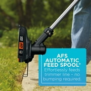 BLACK+DECKER Battery Powered 40V MAX* Electric Cordless String Trimmer (Tool Only), LST136B