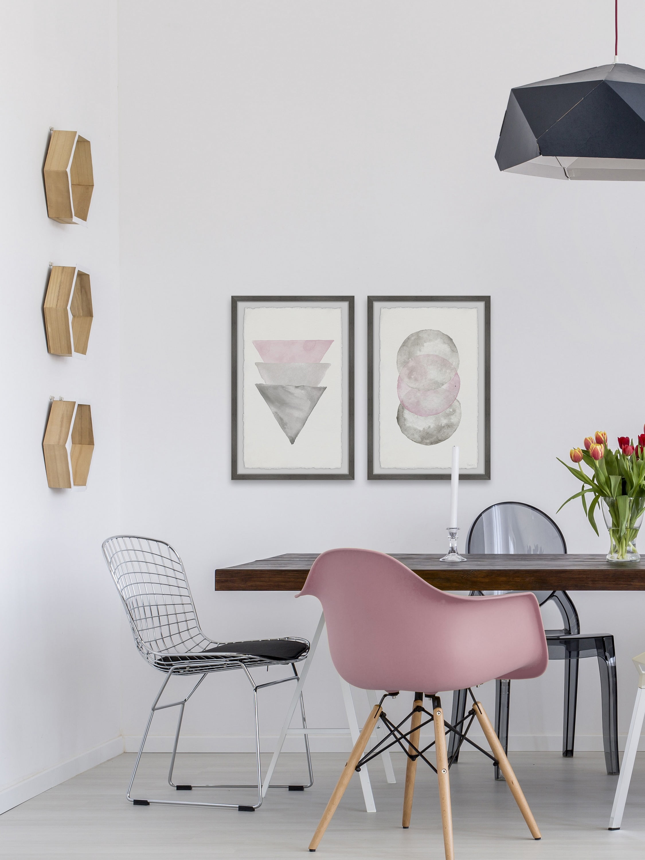 Parvez Taj Pick the Pinks Diptych