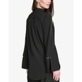 thumbnail image 2 of Halston womens  V-Neck Tunic, m, Black, 2 of 3