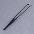 thumbnail image 3 of Pinzas rectas y torcidas de acero inoxidable de 2 piezas Pinzas para plantas acuáticas Alargar las pinzas Herramientas para plantas de acuarios (negro), 3 of 4