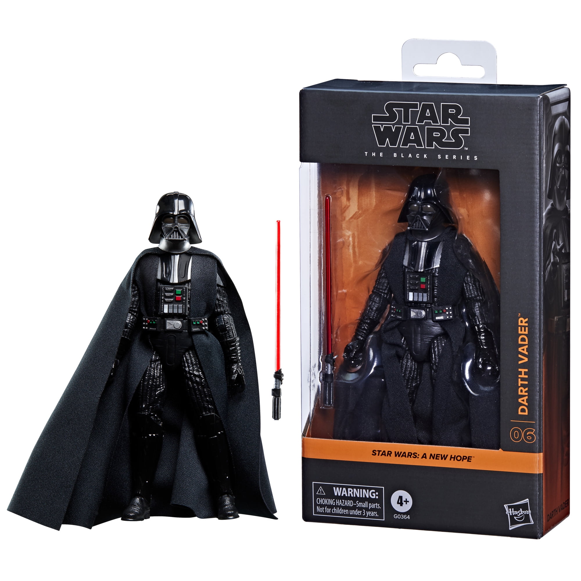 Star Wars The Black Series Darth Vader, Star Wars: A New Hope Collectible 6 Inch Action Figure