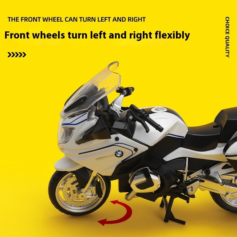 CCA 1:12 BMW R1250RT Motorcycle Alloy Diecast Model Simulation Collect Hobby Model Ornaments Gift For Friend Boys Display