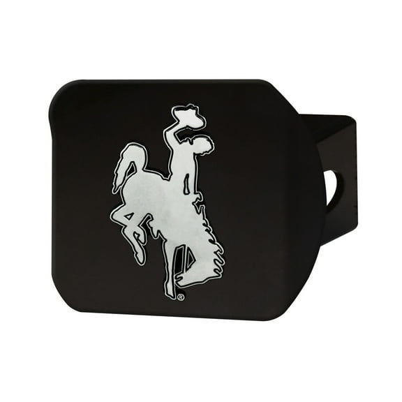Wyoming Black Hitch Cover 4 1/2"x3 3/8"