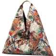 thumbnail image 1 of LHSHID Canvas Handbag for Women Ethnic Style Tote Top Handle Summer Beach Large Shoulder Bag, 1 of 6