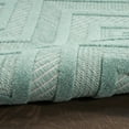 thumbnail image 2 of Nourison Versatile Indoor/Outdoor Aqua/Teal 8' x 10' Area Rug, (8x10), 2 of 10