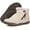 Beige, variant on Womens Mens Barefoot Boots Shoes Winter Snow Boots Warm Ankle Booties Zero Drop Sole Wide Toe Box Fur Lined Outdoor Sneakers,38