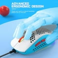 thumbnail image 3 of LexonElec M8 LED Gaming Mouse,Ergonomic Ultra-Lightweight Honeycomb Shell,Custom Tri-Color Design,Chroma RGB Backlit,7 Programmable Buttons 6400 DPI,Computer Mice for PS4,Xbox,Laptop,PC Gamers, 3 of 8