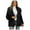 Black, variant on Lindreshi Winter Coats for Women Medium Women's Winter Warm Coat Jacket Cardigan Cocktail Club Party Outwear
