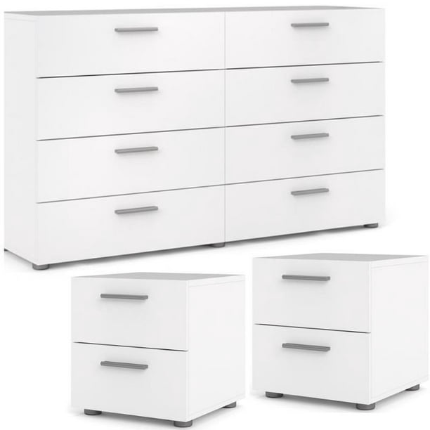 Home Square 3 Piece Bedroom Set With, Calligaris Jersey Dressers