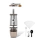thumbnail image 3 of Yuarrent Molinillo de café portátil Manual Universal, fresadora desmontable, máquina de molienda de bebidas ajustable de 5 velocidades, para viajar Juegos de servir café y té Plata Yuarrent HA060736-01B, 3 of 6