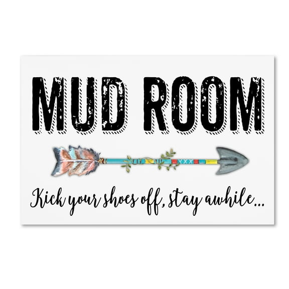 Jean Plout 'Mud Room 3' Canvas Art