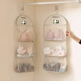 thumbnail image 2 of QHUDLV Underwear Socks Storage Bag Hanging Underwear Storage Net Closet Organizer, 2 of 9