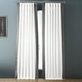 thumbnail image 2 of Fresh Popcorn and Millstone Grey Vertical Colorblock Panama Curtain (1 Panel), Fresh Popcorn and Millstone Grey, 50W X 108L, 2 of 6