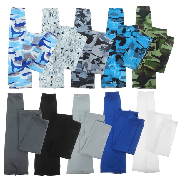 10 pares mangas unisex mangas de protección UV mangas largas mangas de brazos enfriando cubiertas de brazo