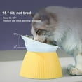 thumbnail image 5 of Cat Bowl Anti Vomiting,Tilted Elevated Feeder Bowl,Ceramic Pet Food Bowl for Protect Pet Spine, 5 of 8