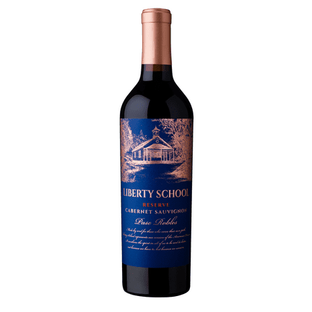 Liberty School Reserve Cabernet Sauvignon Red Wine, Paso Robles CA, 750 ml, Glass Bottle, 14.5% ABV,