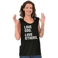 thumbnail image 4 of Love God and Others Christian Quote Tank Top T Shirts Men Women Brisco Brands X, 4 of 6