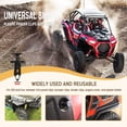 thumbnail image 2 of UNIGT 150pcs ATV UTV Body Fastener Rivets Push Pin Compatible with Can Am 293150089 Polaris 7661855 RZR Ranger Suzuki Kawasaki Rancher 90653-HC4-900 Plastic Fender Clips, 2 of 8