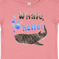 thumbnail image 4 of Inktastic Whale, Hello Cute Whale Shark with Bubbles Boys or Girls Baby T-Shirt, 4 of 5