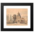 thumbnail image 2 of Johannes Bosboom 14x12 Black Modern Framed Museum Art Print Titled - Wittevrouwenpoort in Utrecht (C. 1827 - 1891), 2 of 5