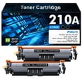 thumbnail image 1 of Cartuchos de tóner SUDLTO 210A negros, paquete de 2 para HP Color Laser, 1 of 5