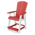 thumbnail image 3 of Wildridge Heritage 5-Piece 48" Pub Counter Set, Cardinal Red and White - Outdoor Weather Resistant Recycled Plastic Furniture for Patio, 3 of 4