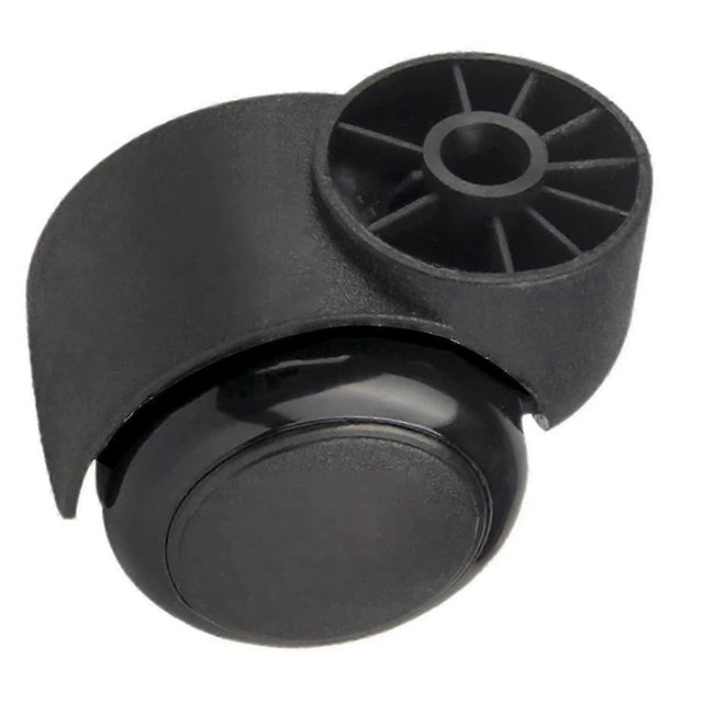 Ruedas silenciosas negras sin vástago de 2 pulgadas, ruedas de repuesto para sillas de oficina, ruedas para muebles