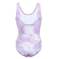thumbnail image 6 of Odeerbi Cutout One Piece Swimsuit for Kids Girls High Cut Swimwear Summer Fashion Cute Print Bikini Hollow Out Bathing Suit Purple, 6 of 9