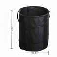 thumbnail image 4 of Collapsible Trash can/Folding Garbage Cans,Portable Trash can,Pop Up Trash Can,for Camping Garbage Can Collapsible,Clothes and Toys Recycle bin (Black), 4 of 12