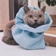 thumbnail image 6 of Cat Recovery Collar For Wound Healing Soft Adjustable Anti-Lick Protector Lightweight Waterproof Fasteners With Breathable Sponge Filled High-Density Twill Composite Fabric For, 6 of 6