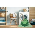 thumbnail image 2 of Ahgly Company Machine Washable Indoor Rectangle Transitional Jade Green Area Rugs, 2' x 3', 2 of 7