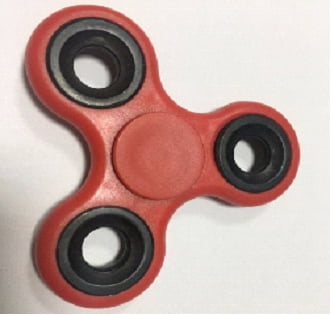 New Red Fidget Spinner Red Baseball Stress Gear Toy 