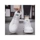 thumbnail image 3 of Men's Imitation Fur Lined British Style Pu Leather Work Shoes, Retro Versatile Ankle Boots, Durable & Casual, High Top With Korean Fashionable Style,, 3 of 4