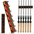 thumbnail image 6 of Fishing Poles Holder Wall Mounted Vertical Fishing Rod Holders, Fishing Rod Rack for Garage Rod Rack Holds Up to 6 Rods, 6 of 11
