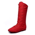 thumbnail image 1 of MSMAX Bottes de Danse Adulte Hautes Ballet Jazz Espadrilles de Danse Rouges 6 m US Femmes, 1 of 4