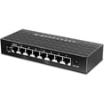 thumbnail image 2 of 8 Port Gigabyte Ethernet Switch Desktop Ethernet Splitter Hub Plug and Play - axGear, 2 of 4