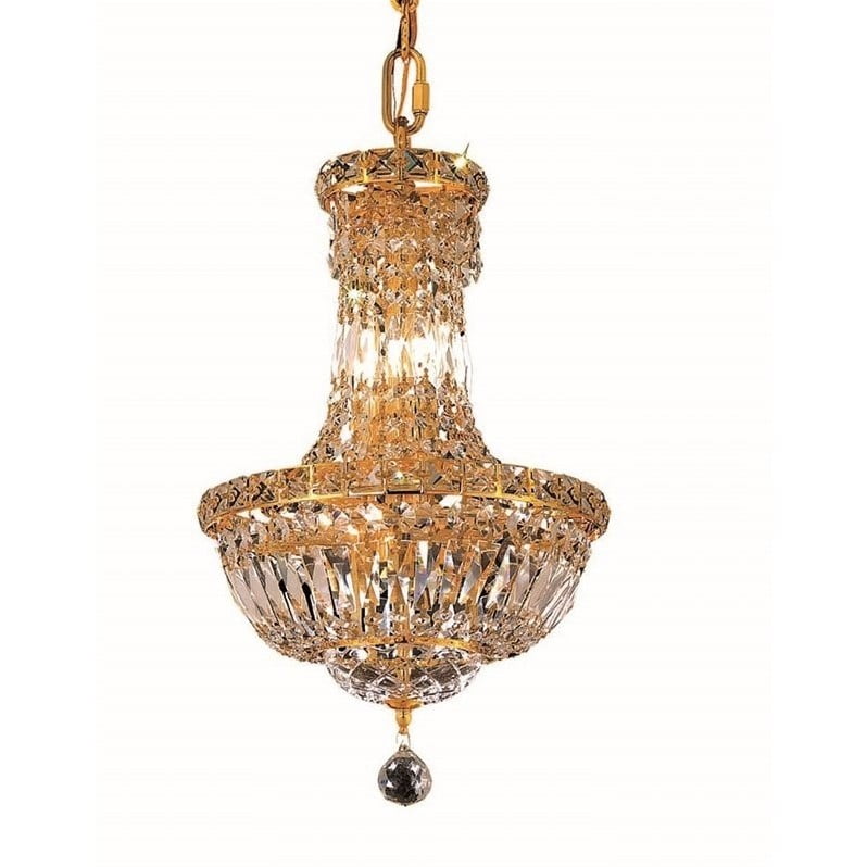 Elegant Lighting Tranquil 12 6 Light Elements Crystal Chandelier