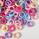 thumbnail image 4 of 200 Uds. Bandas elásticas para el cabello de nailon coloridas para mujeres y niñas, coleteros para sujetar el cabello pequeños, bandas de goma, accesorios para el cabello, 4 of 5