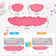 thumbnail image 2 of Reposa Muñecas para Teclado JIKIOU con Espuma de Memoria y Base de PU, 2 of 7